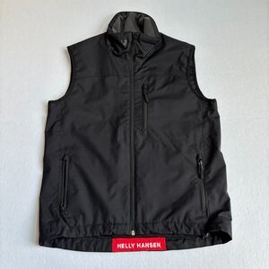 Helly Hansen Men's Crew Sailing Vest 2.0 Size S Black Water Wind Resistant EUC